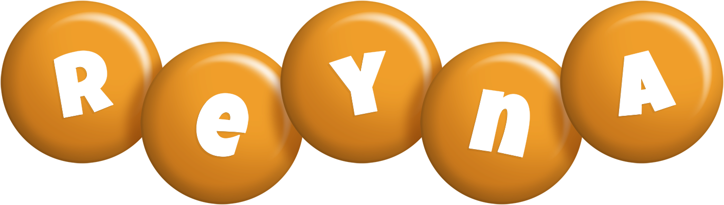 Reyna candy-orange logo