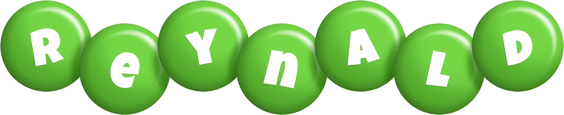 Reynald candy-green logo