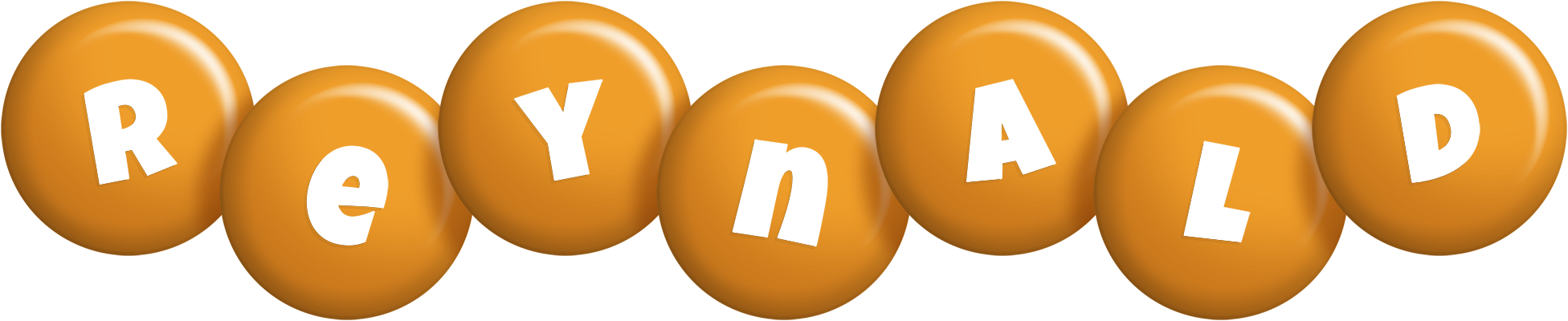 Reynald candy-orange logo