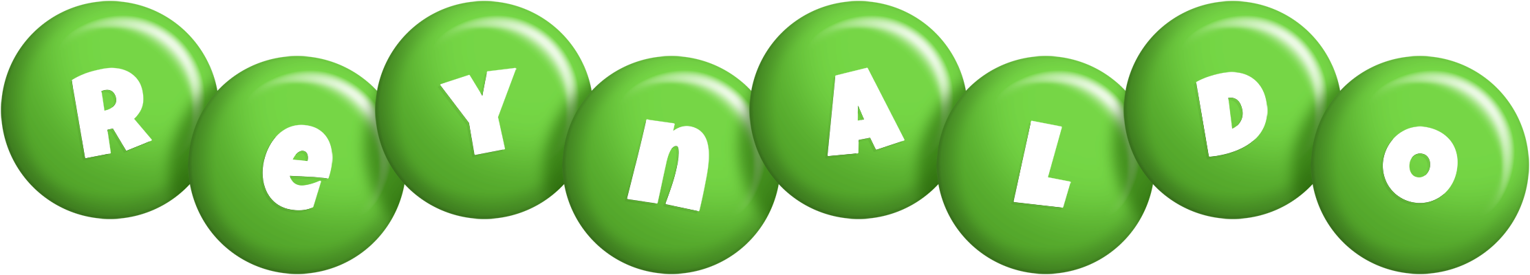 Reynaldo candy-green logo