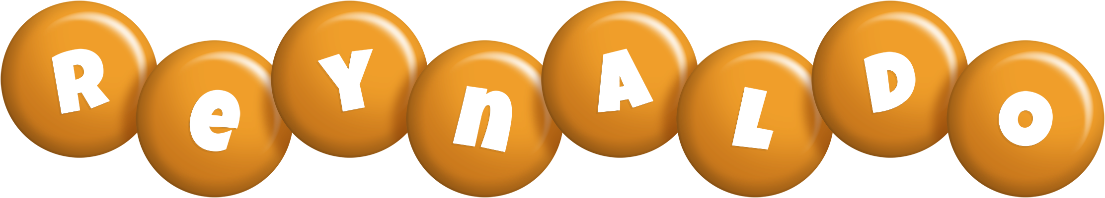 Reynaldo candy-orange logo