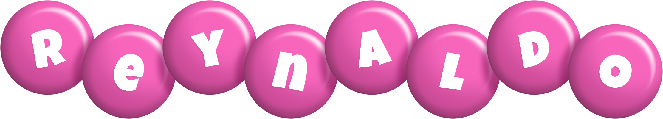 Reynaldo candy-pink logo