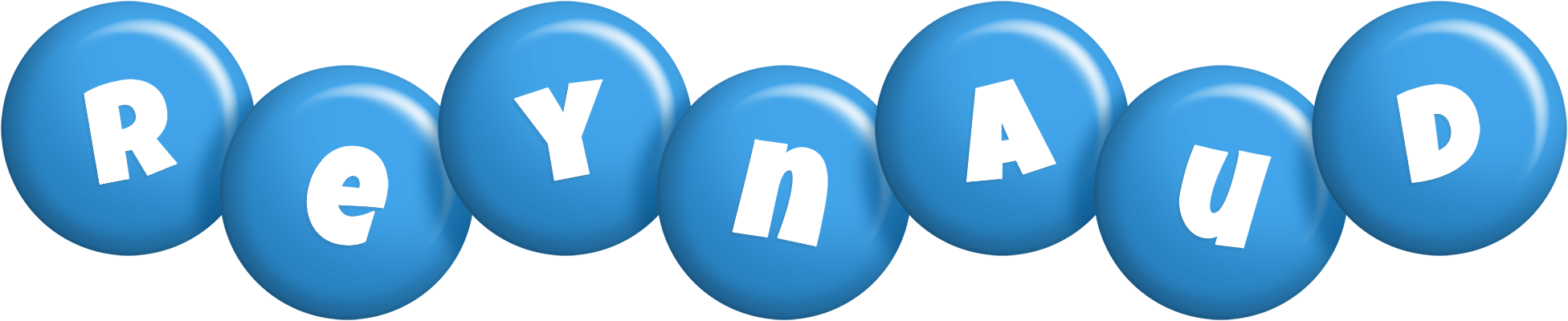 Reynaud candy-blue logo