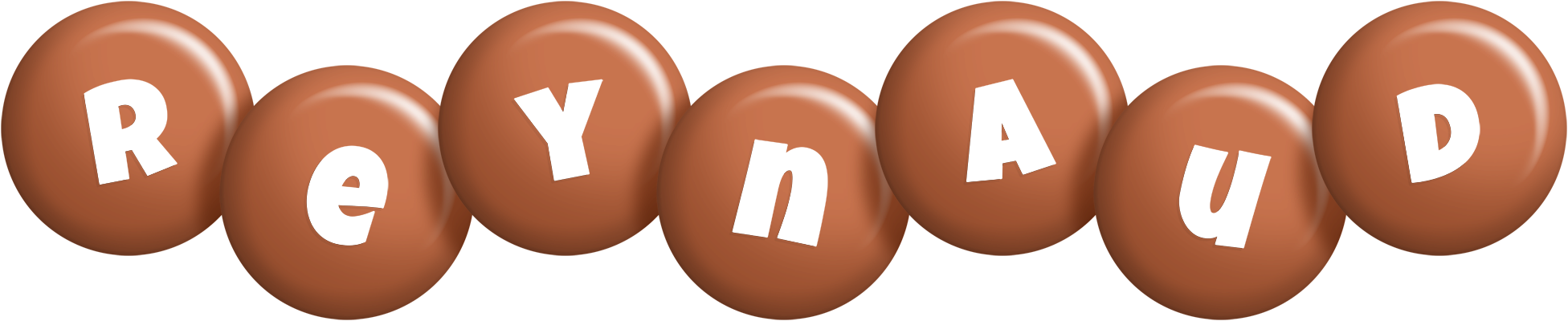 Reynaud candy-brown logo