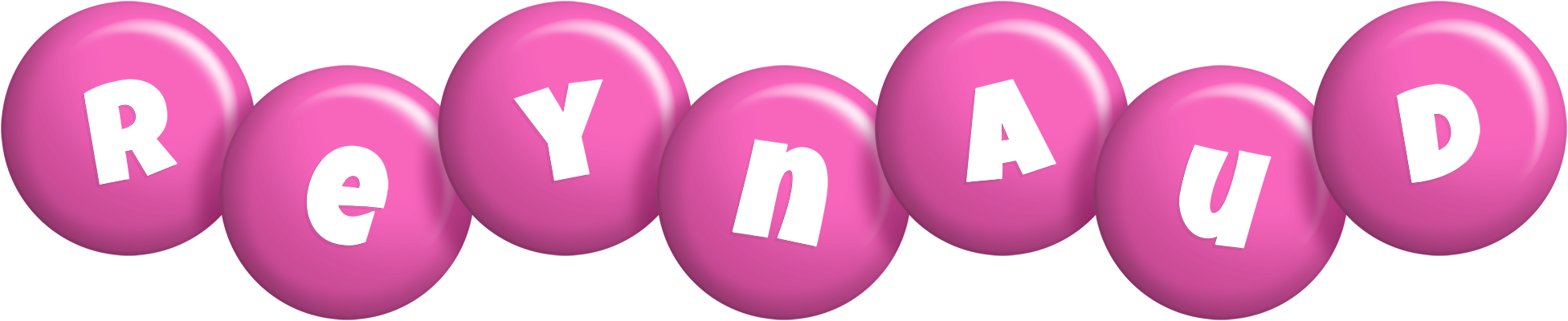 Reynaud candy-pink logo