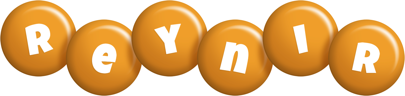 Reynir candy-orange logo