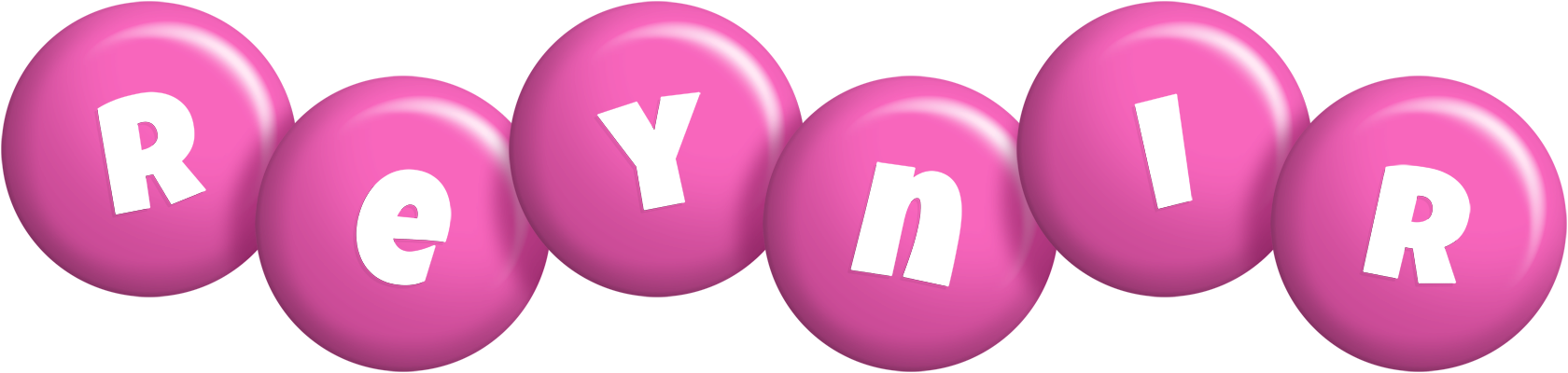 Reynir candy-pink logo