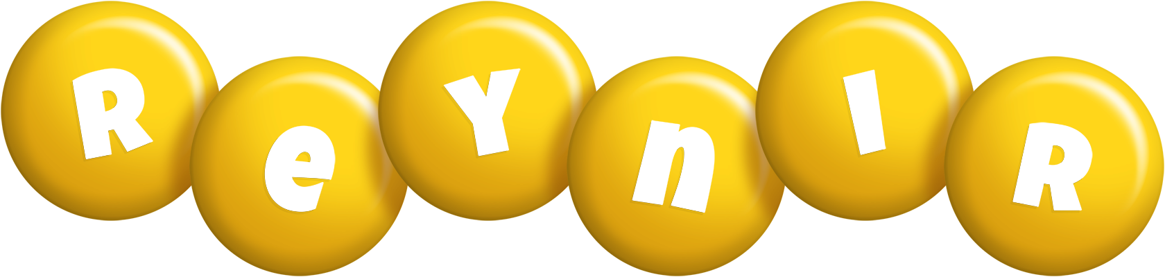 Reynir candy-yellow logo