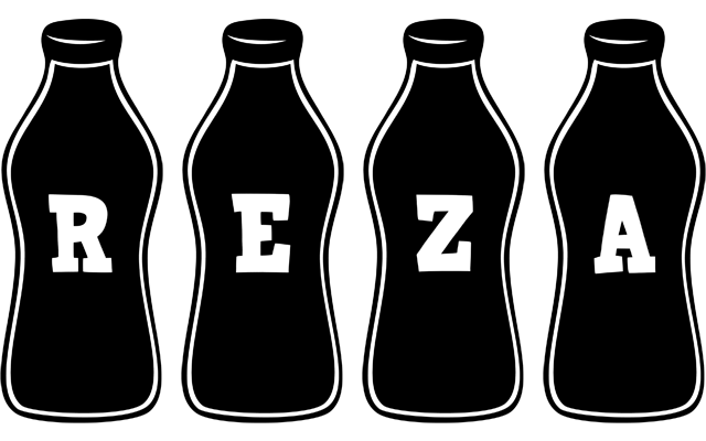 Reza bottle logo
