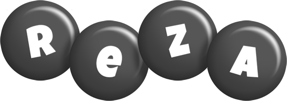 Reza candy-black logo