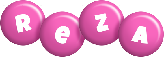 Reza candy-pink logo