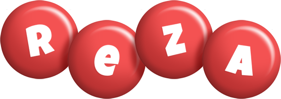 Reza candy-red logo
