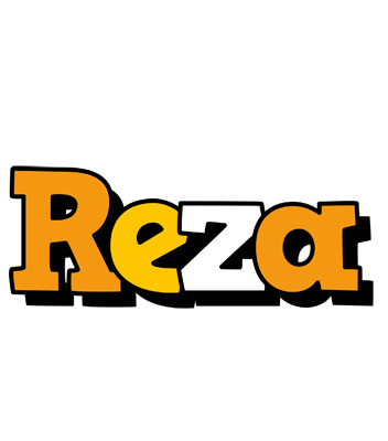 Reza cartoon logo