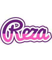 Reza cheerful logo