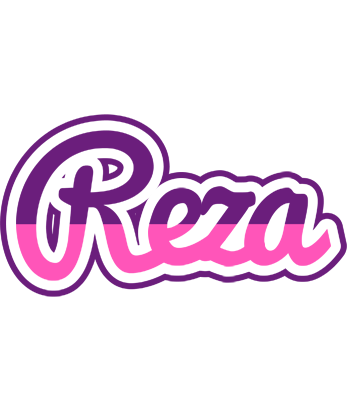 Reza cheerful logo