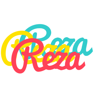 Reza disco logo