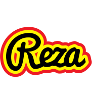 Reza flaming logo