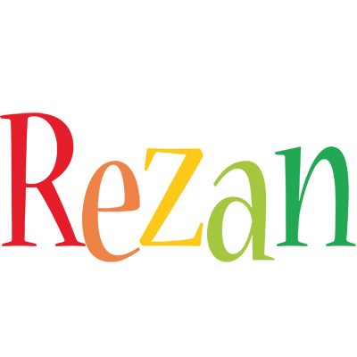 Rezan birthday logo
