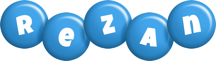 Rezan candy-blue logo