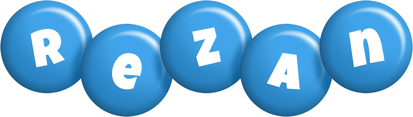 Rezan candy-blue logo
