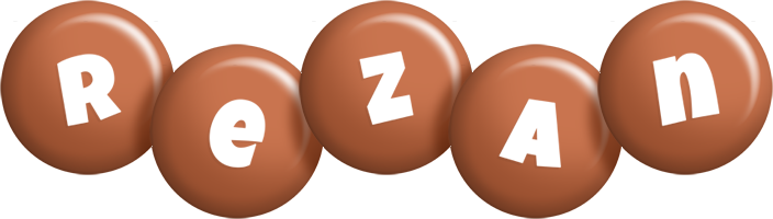 Rezan candy-brown logo