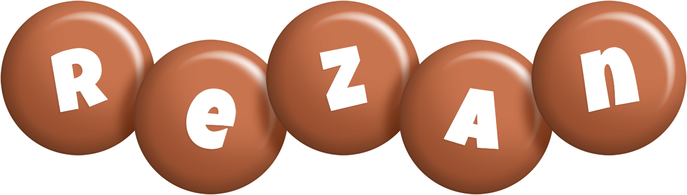 Rezan candy-brown logo