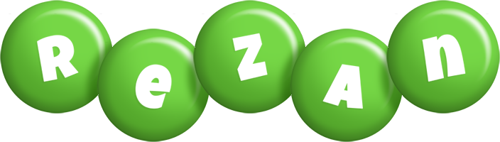 Rezan candy-green logo