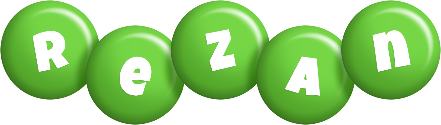 Rezan candy-green logo