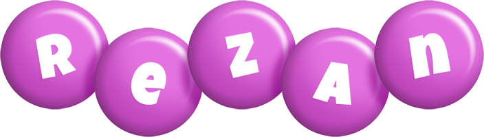 Rezan candy-purple logo