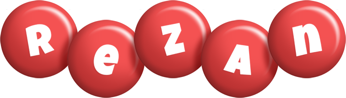 Rezan candy-red logo