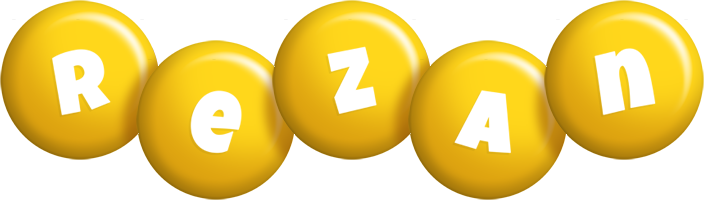 Rezan candy-yellow logo