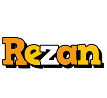 Rezan cartoon logo