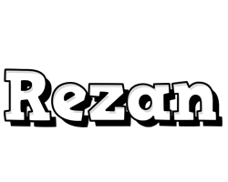 Rezan snowing logo