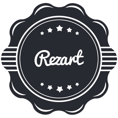 Rezart badge logo