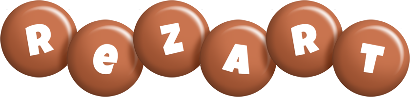 Rezart candy-brown logo