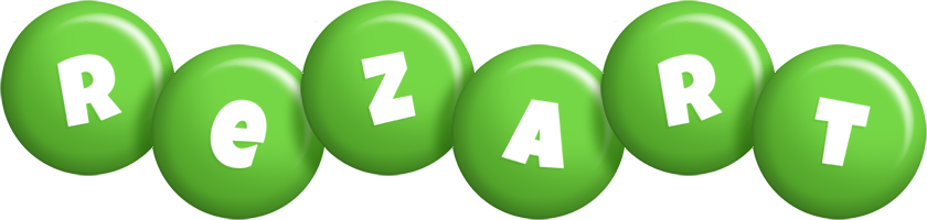 Rezart candy-green logo