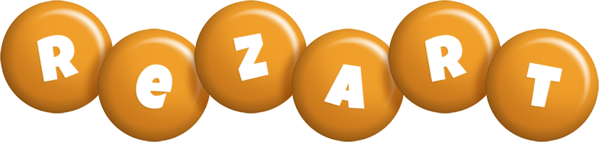 Rezart candy-orange logo