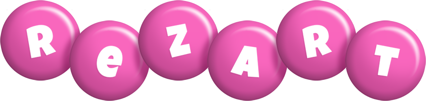 Rezart candy-pink logo