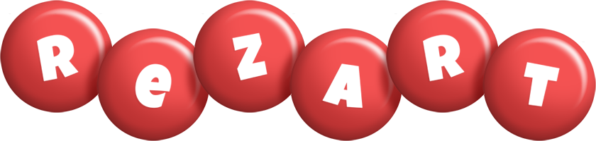 Rezart candy-red logo