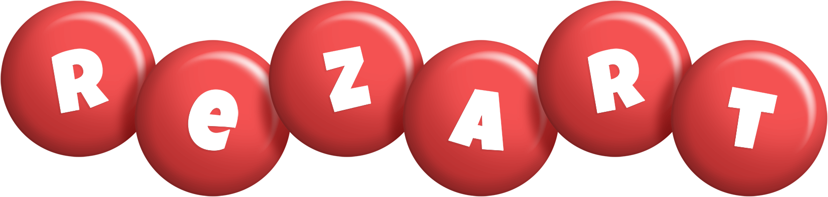 Rezart candy-red logo