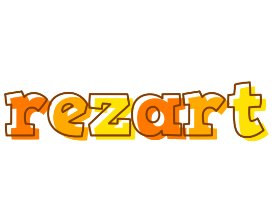 Rezart desert logo