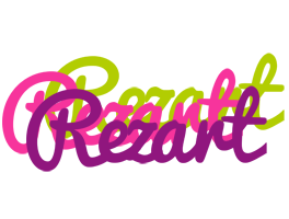 Rezart flowers logo