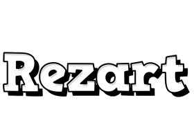 Rezart snowing logo