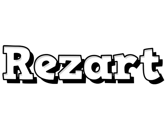 Rezart snowing logo