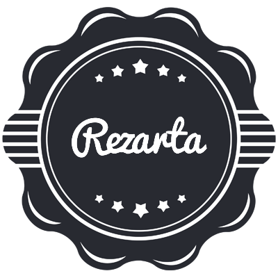 Rezarta badge logo
