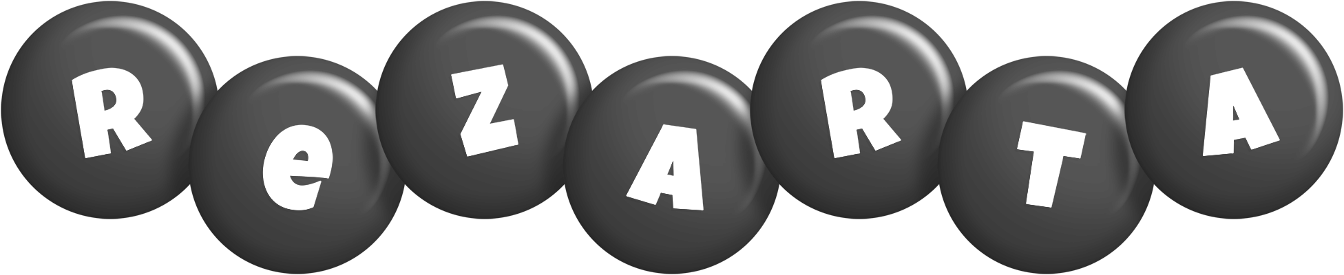 Rezarta candy-black logo