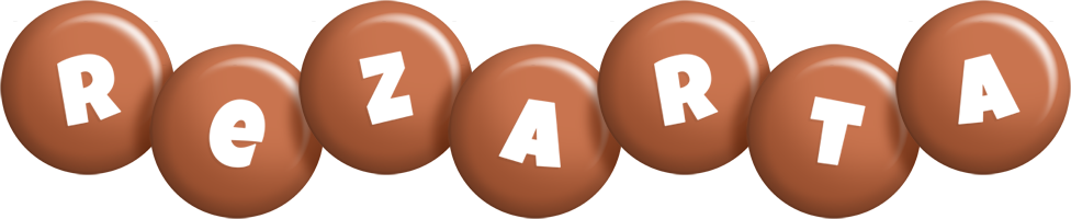 Rezarta candy-brown logo