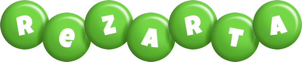 Rezarta candy-green logo