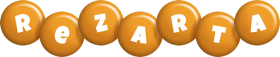 Rezarta candy-orange logo