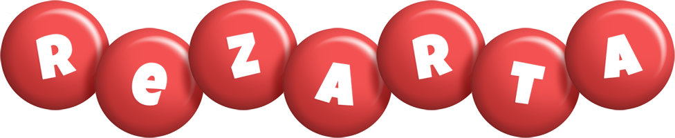 Rezarta candy-red logo